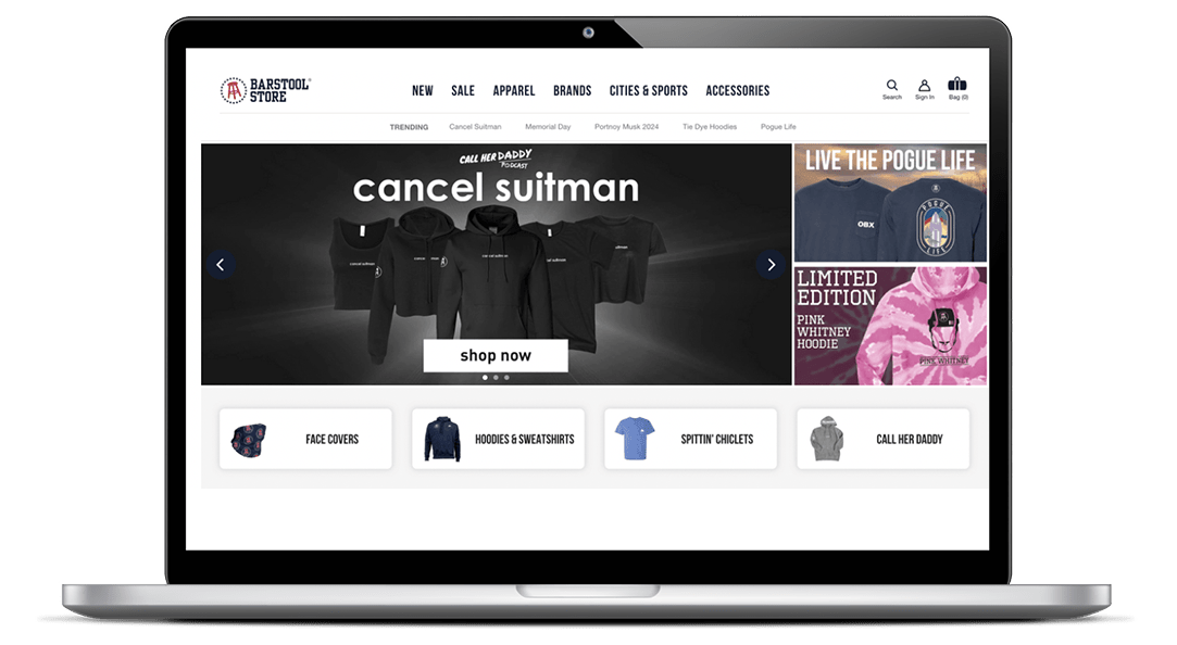 Barstool Sports results