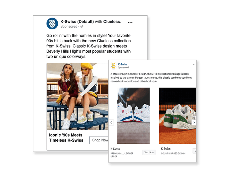 K-Swiss ads