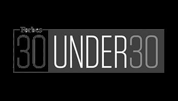 Forbes 30 Under 30 Gray Logo Forbes 30 Under 30 gray logo
